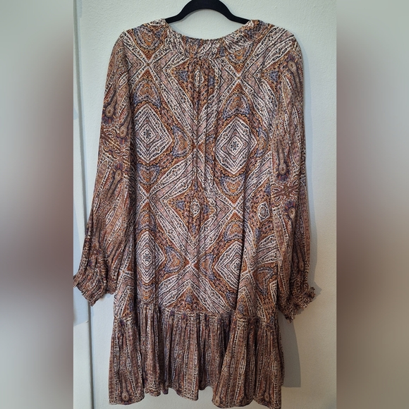 Anthropologie Sabia Flounced Tunic Dress- XL - Picture 3 of 5